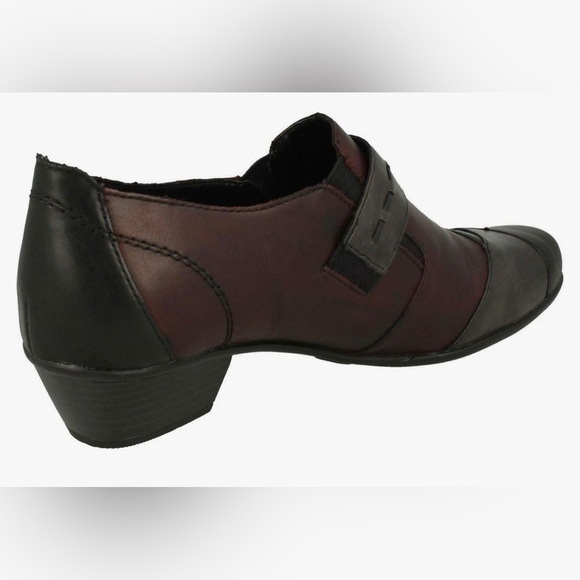 Remonte MaryJane Shoe -Genuine Leather-Wine-Black  Comfort Tech-Sz 39-8.5 -NEW☀️ - Picture 12 of 16